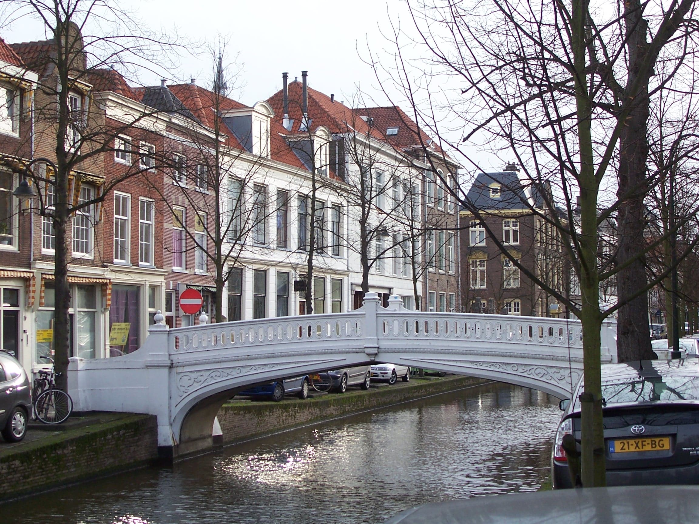 Delft bridge and canals